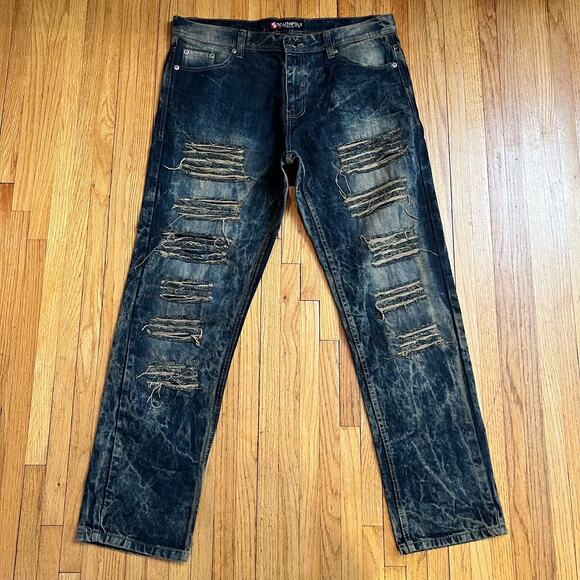Southpole Other - South Pole JeansMens 36 X32 Baggy Distressed Denim
